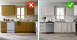 Paint the kitchen before and after photos