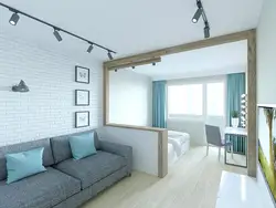 Дизайн однокомнатных квартир с одним окном 18
