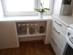 Ниша шкаф на кухне фото