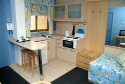 Dorm rooms with kitchen design