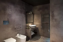 Concrete bathroom design