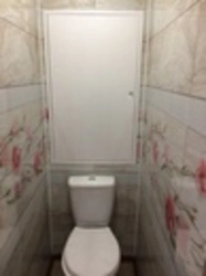 Toilet design in an apartment photo pvc