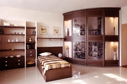 Beautiful wardrobe for the bedroom photo design