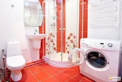 Design of bathrooms combined with a toilet and a washing machine shower