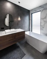 Bath Design Marble Wood Concrete
