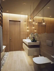 Small bathroom lighting design