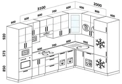 Kitchen Interior Diagram
