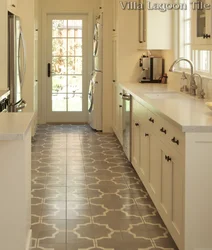 Tile Floor Design For Kitchen And Bathroom