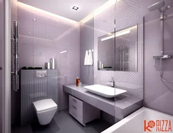 Ванная комната дизайн ванна слева