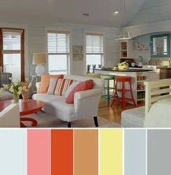 The perfect combination of colors in the kitchen interior