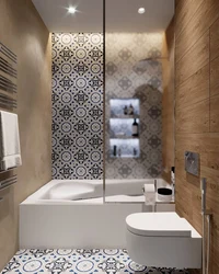 Design Project Of A Square Bathroom