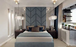 Дизайн изголовья кровати в спальне современный стиль фото