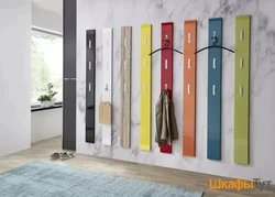 Modern hangers in the hallway wall photos