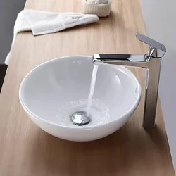 Sink round bath photo