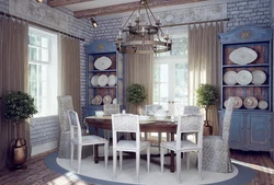 Kitchen Dining Room Interior Provence Style