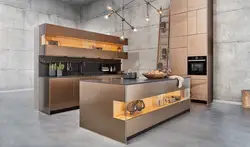Кухня дизайн метал
