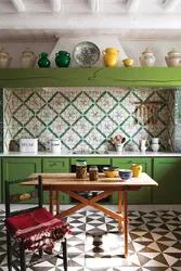Boho Style In The Kitchen Interior Photo