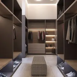 Dressing room design in a modern style photo