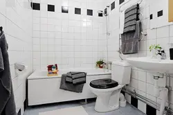 White bathroom in Khrushchev design photo