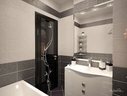 White bathroom in Khrushchev design photo