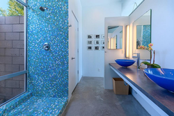 Мозаика на пол в ванну фото