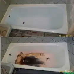 Painting an old bathtub photo