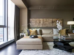 Modern bedroom design photo with sofa