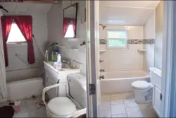 Bathroom design before and after