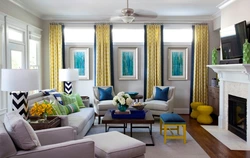 Living room interior design accents
