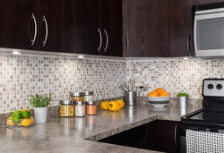 Tile backsplash design options for the kitchen