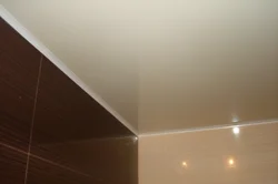 Плинтус на потолке в ванной фото