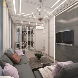 Finishing design for a two-room apartment