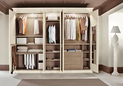 Wardrobe In The Bedroom For Clothes Inside Photo