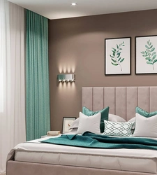 Bedroom design if the curtains are emerald