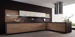 Kitchen design walnut