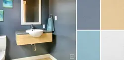 Bathroom design color scheme