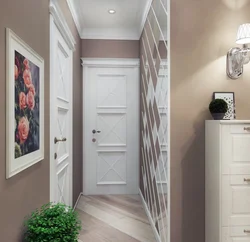 White Color Of The Walls In The Hallway Photo