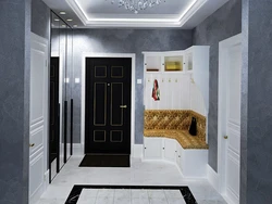 Hallway design in an apartment 5 sq m photo