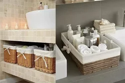 Bathroom accessories interior