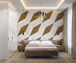 Геометрия в интерьере спальни