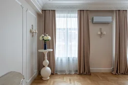 Curtains for curtains in the living room photo with suspended ceilings photo