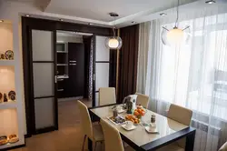 Kitchen in a three-room Khrushchev house photo