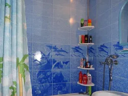 Bathtub with self-adhesive panels photo design