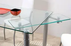 Стеклянные столы для кухни раздвижные для кухни фото