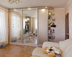 Photo of bedroom wardrobes with mirrors