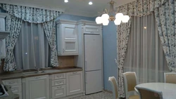 Белая кухня какие шторы подойдут фото