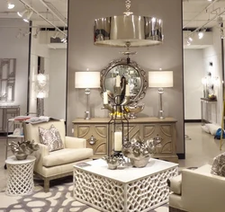 Gray and gold in the kitchen interior