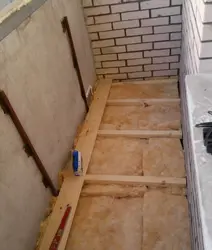 How to insulate the floor on a loggia with your own hands step by step photo