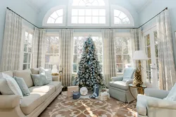 Winter living room photo