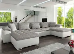 Красивые диваны для гостиной со спальным местом фото